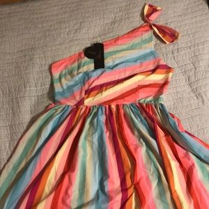 Pinup Rockabilly Rainbow Dress